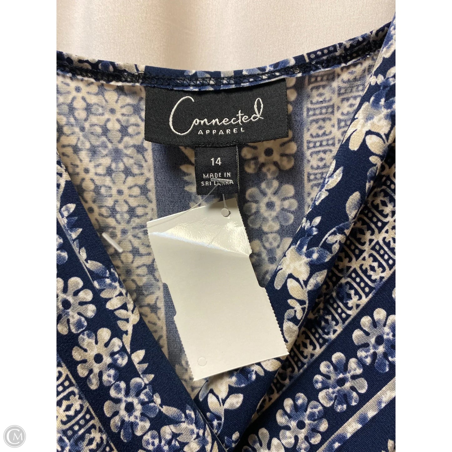 Jumpsuit By Connected Apparel In Navy, Size: L