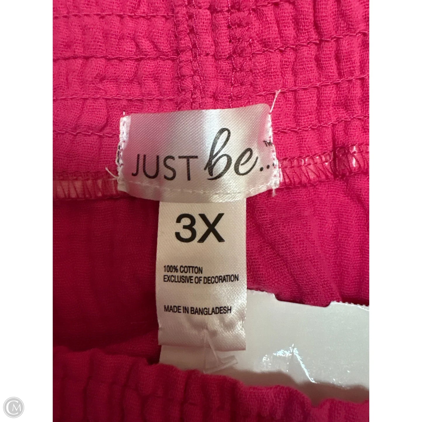 Shorts By Just Be In Pink, Size: 3x
