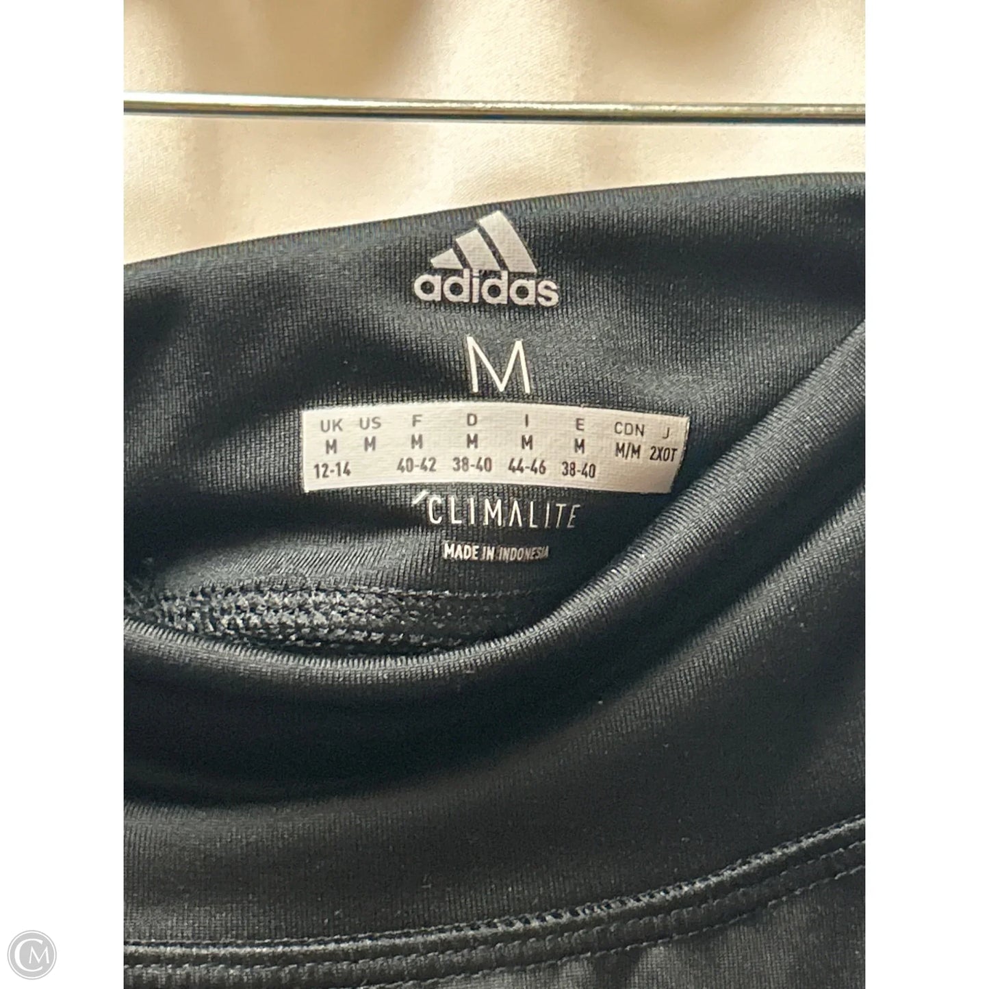 Athletic Capris By Adidas In Black, Size: M