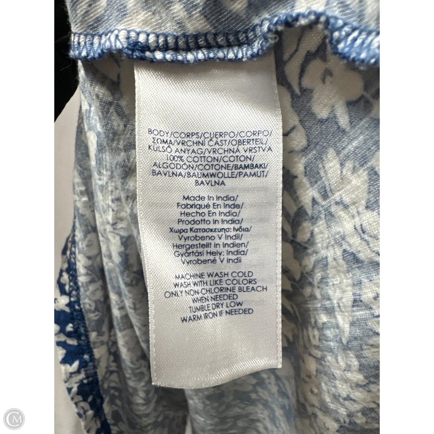 Dress Casual Maxi By Chaps In Blue, Size: Xl