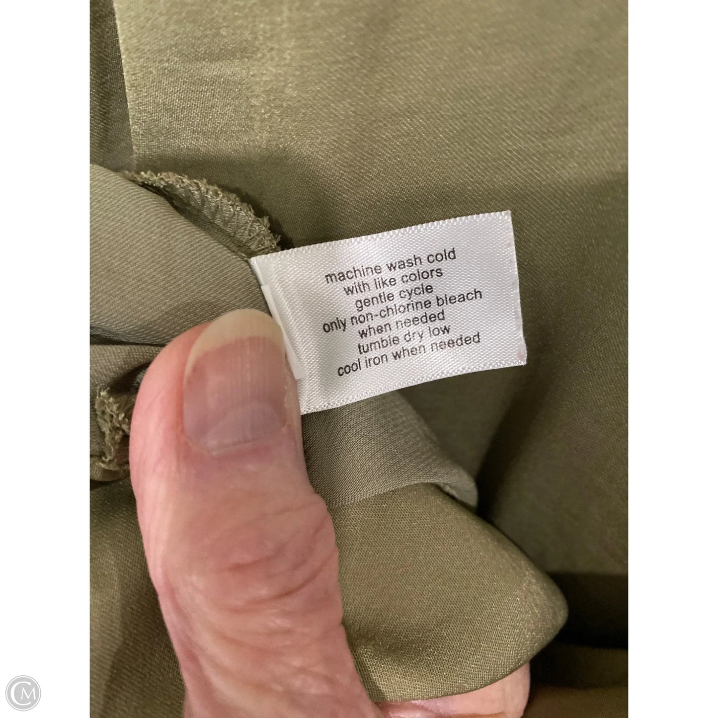 Top Sleeveless By Lane Bryant In Green, Size: 1x