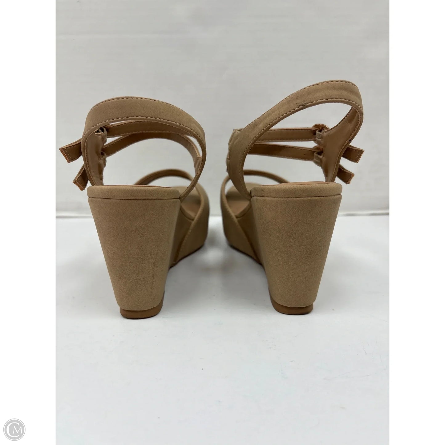 Shoes Heels Block By Bamboo In Tan, Size: 7.5