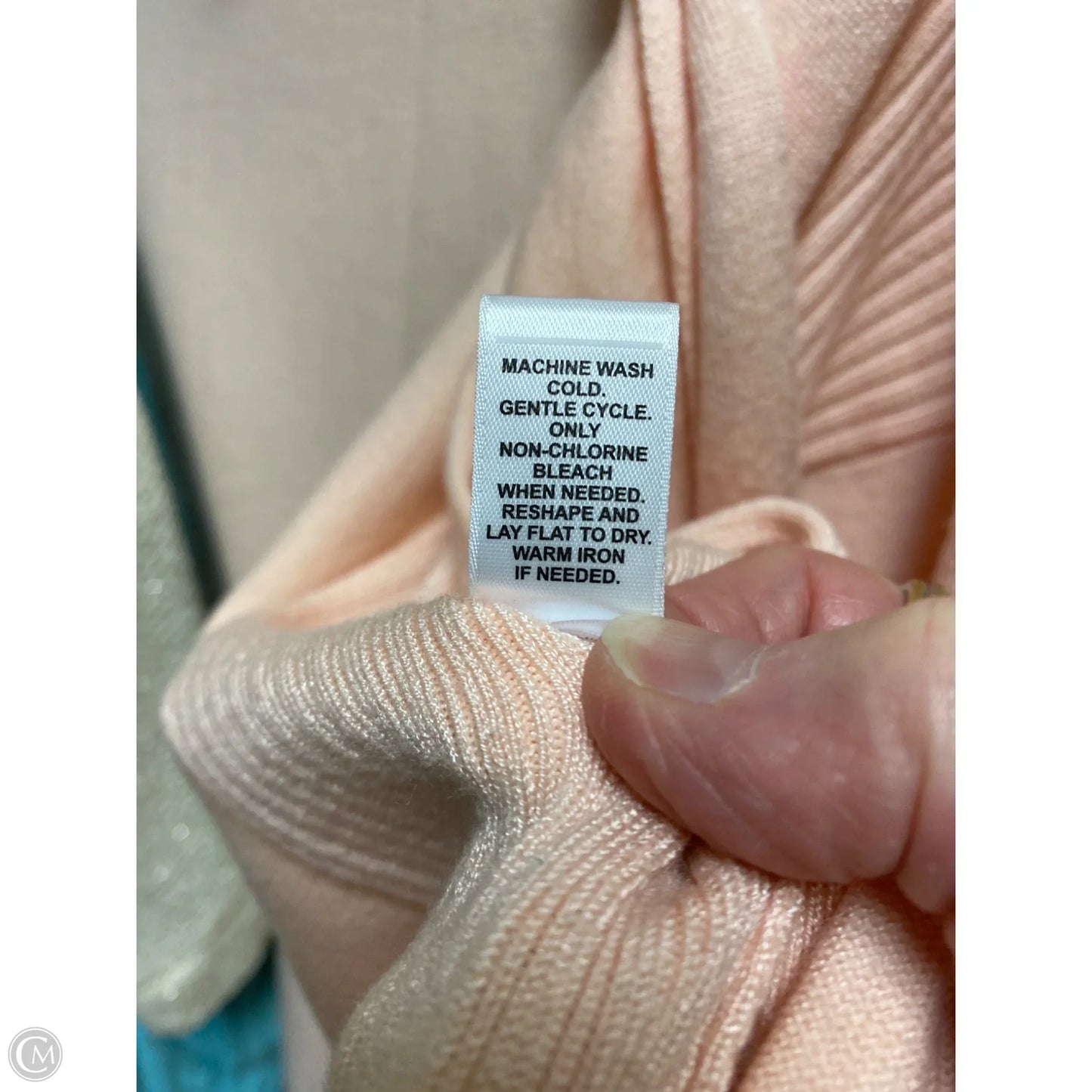 Cardigan By Cato In Peach, Size: 1x