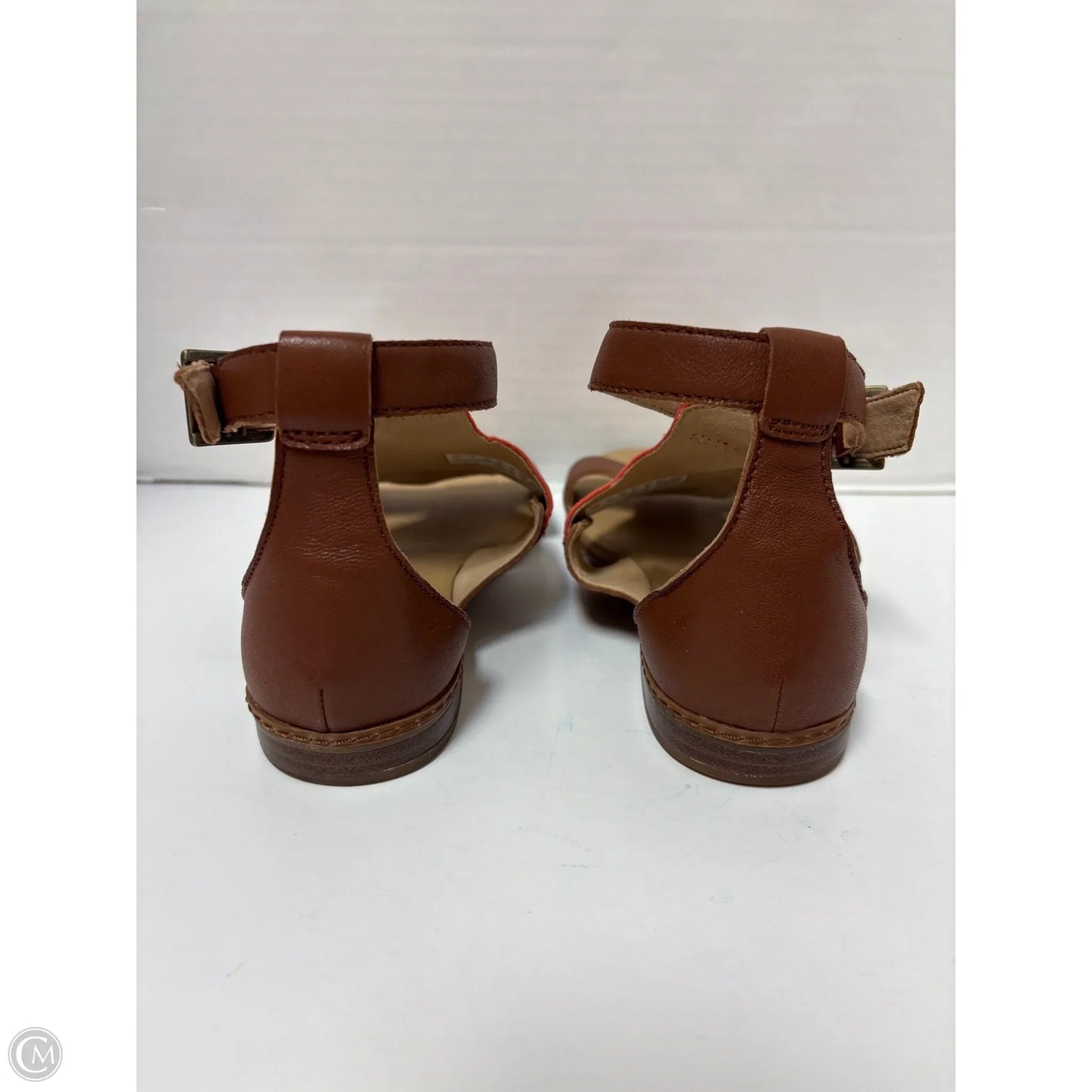 Sandals Flats By Timberland In Orange, Size: 6