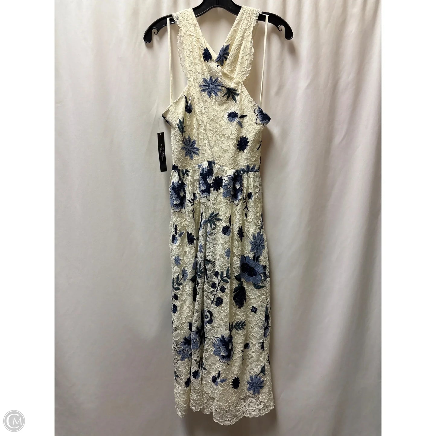 Dress Casual Midi By Tahari By Arthur Levine In Blue, Size: S