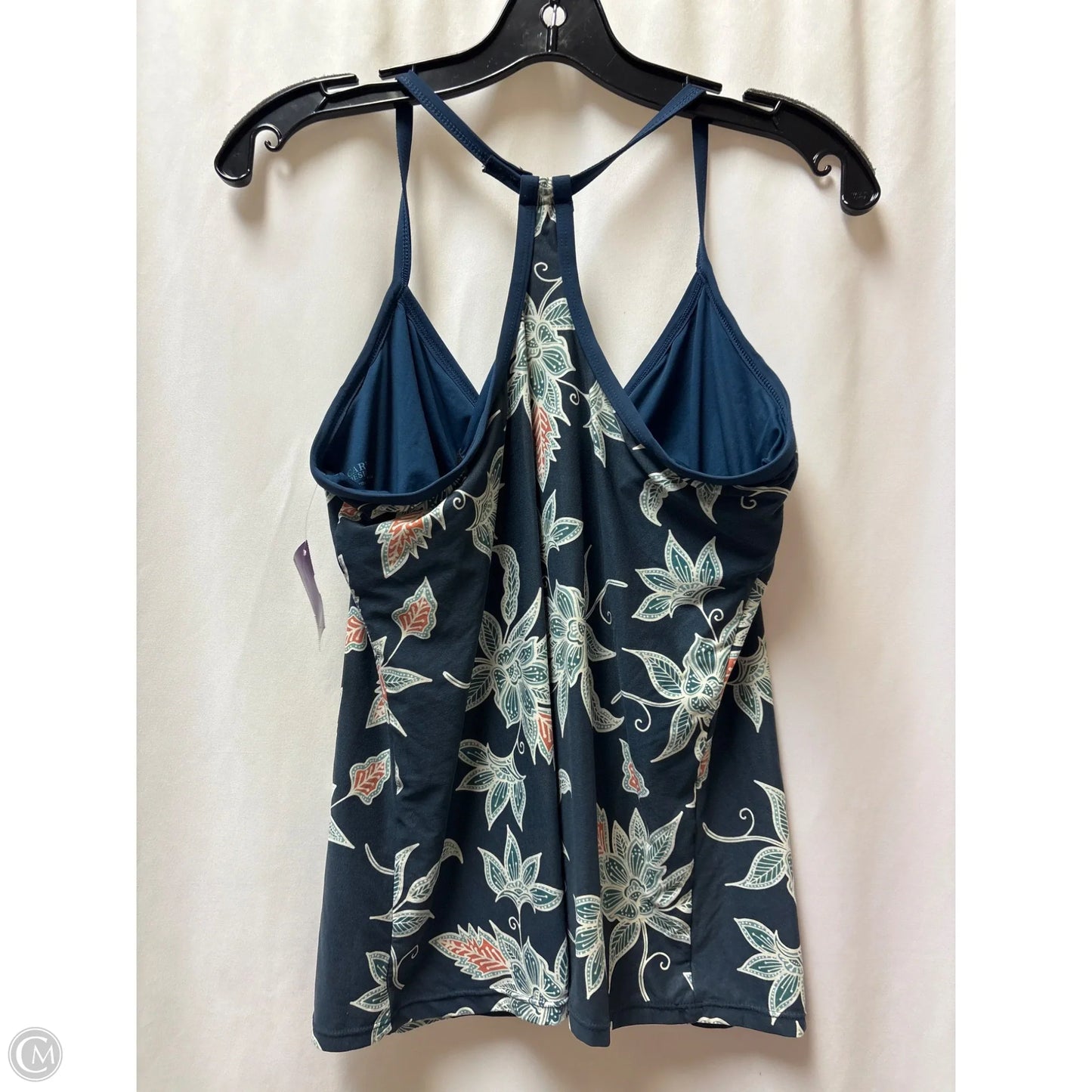 Swimsuit Top By Carve Designs In Navy, Size: Xl