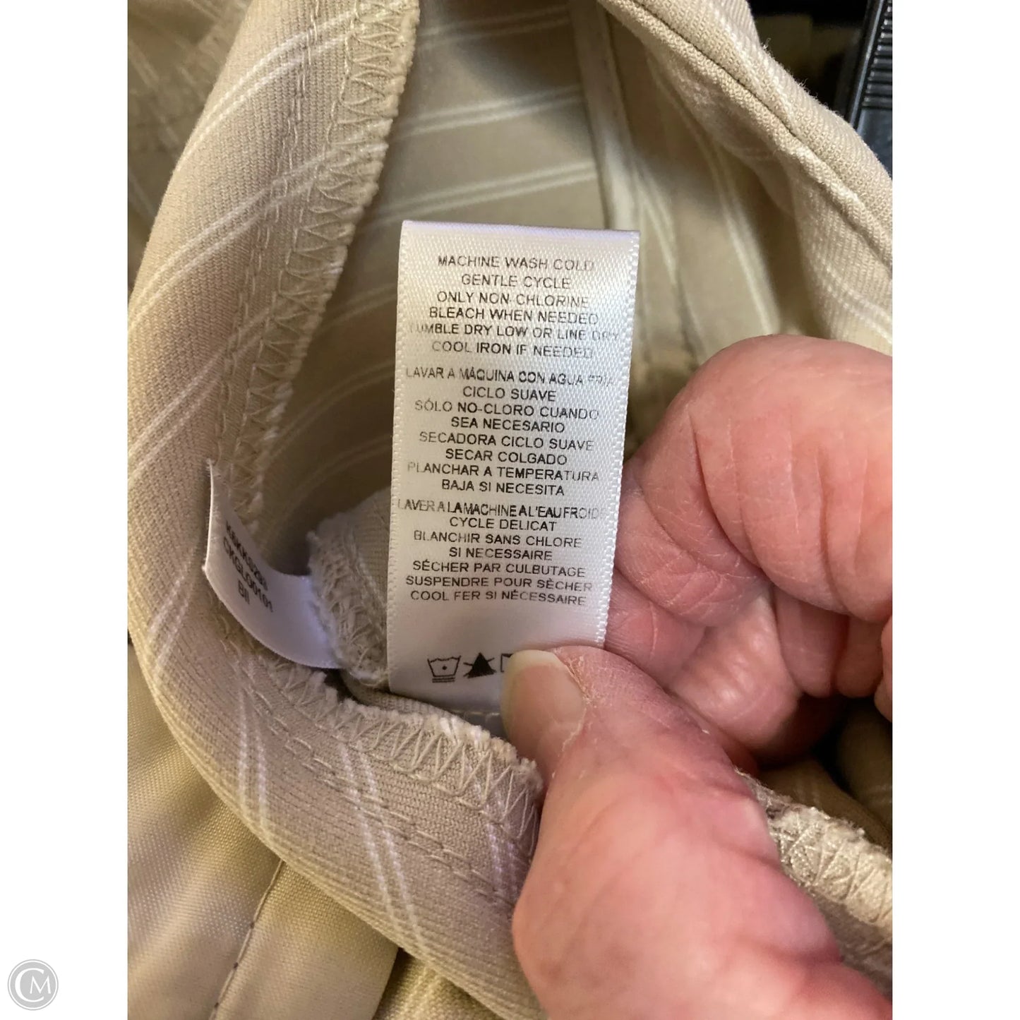 Pants Dress By Calvin Klein In Tan, Size: 12