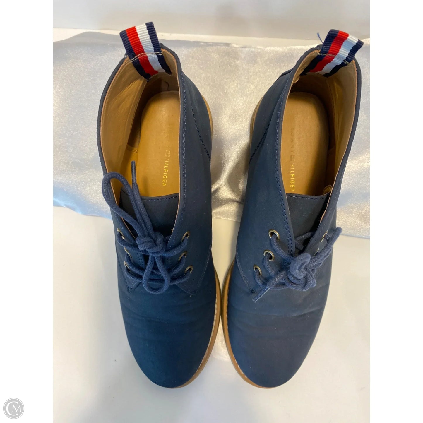 Boots Ankle Flats By Tommy Hilfiger In Navy, Size: 8