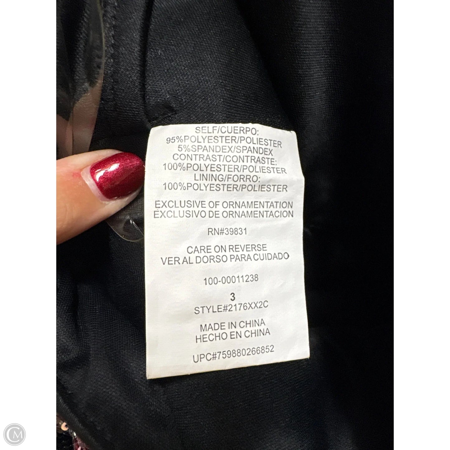 Dress Casual Midi By My Michelle In Pink, Size: S