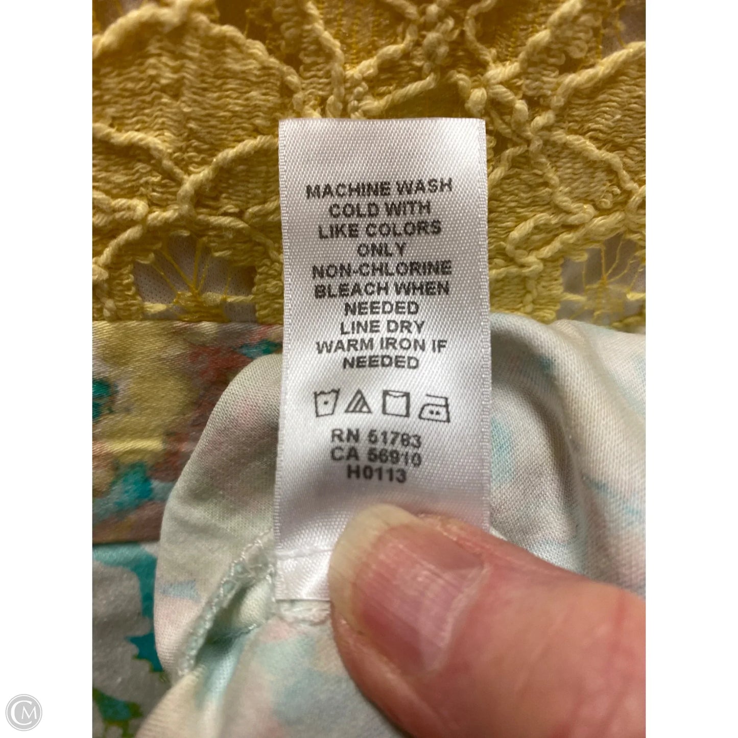 Dress Casual Short By Maurices In Yellow, Size: L