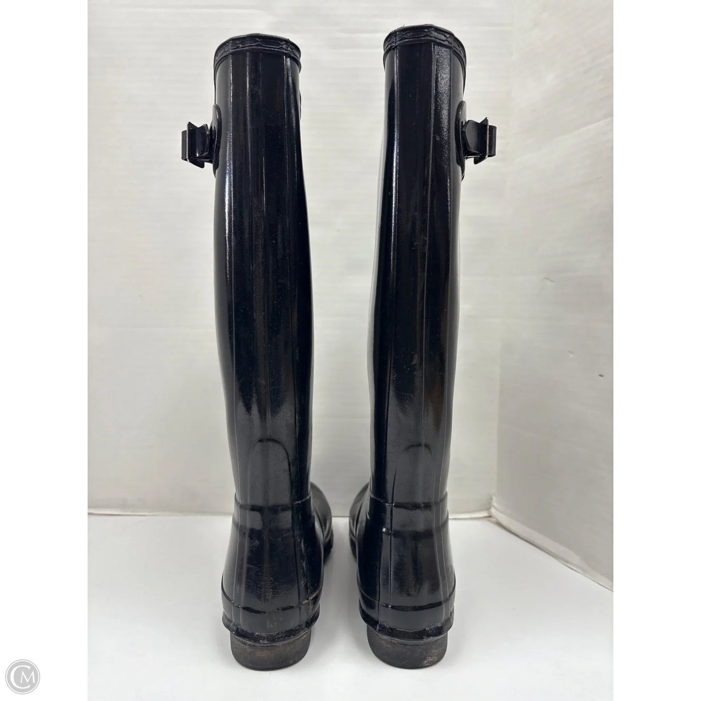 Boots Rain By Hunter In Black, Size: 9.5