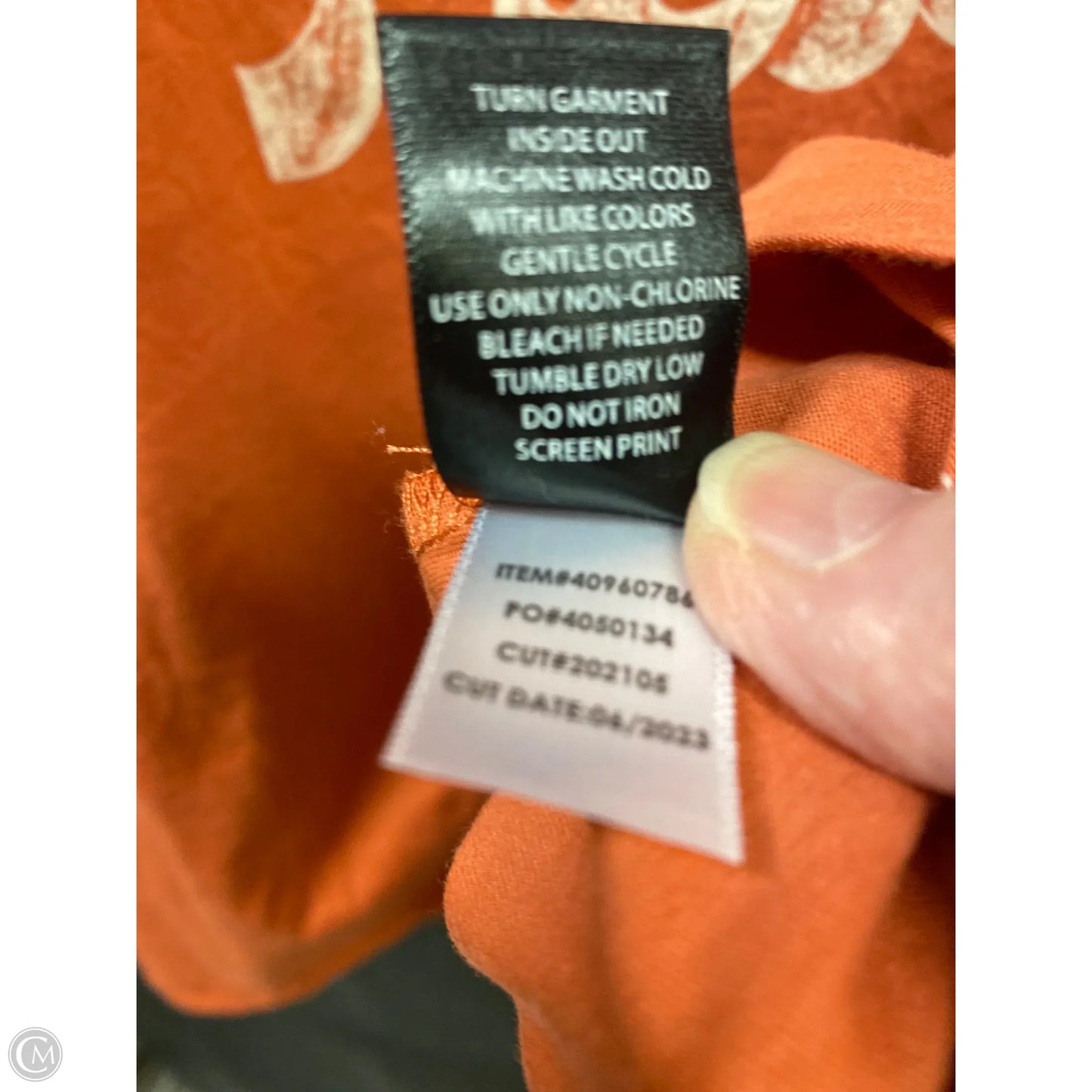 Top Short Sleeve By Torrid In Copper, Size: 3x