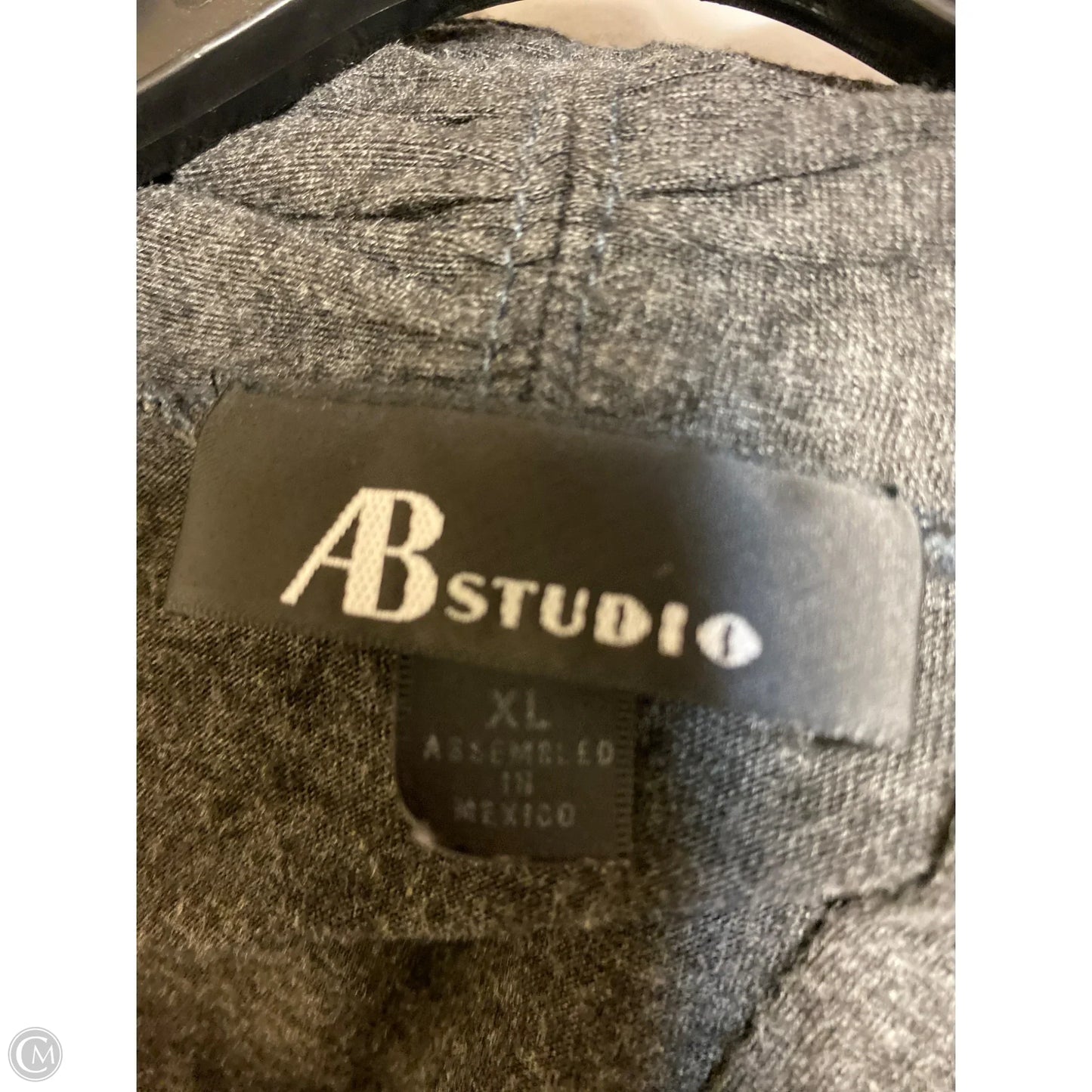 Cardigan By Ab Studio In Grey, Size: Xl