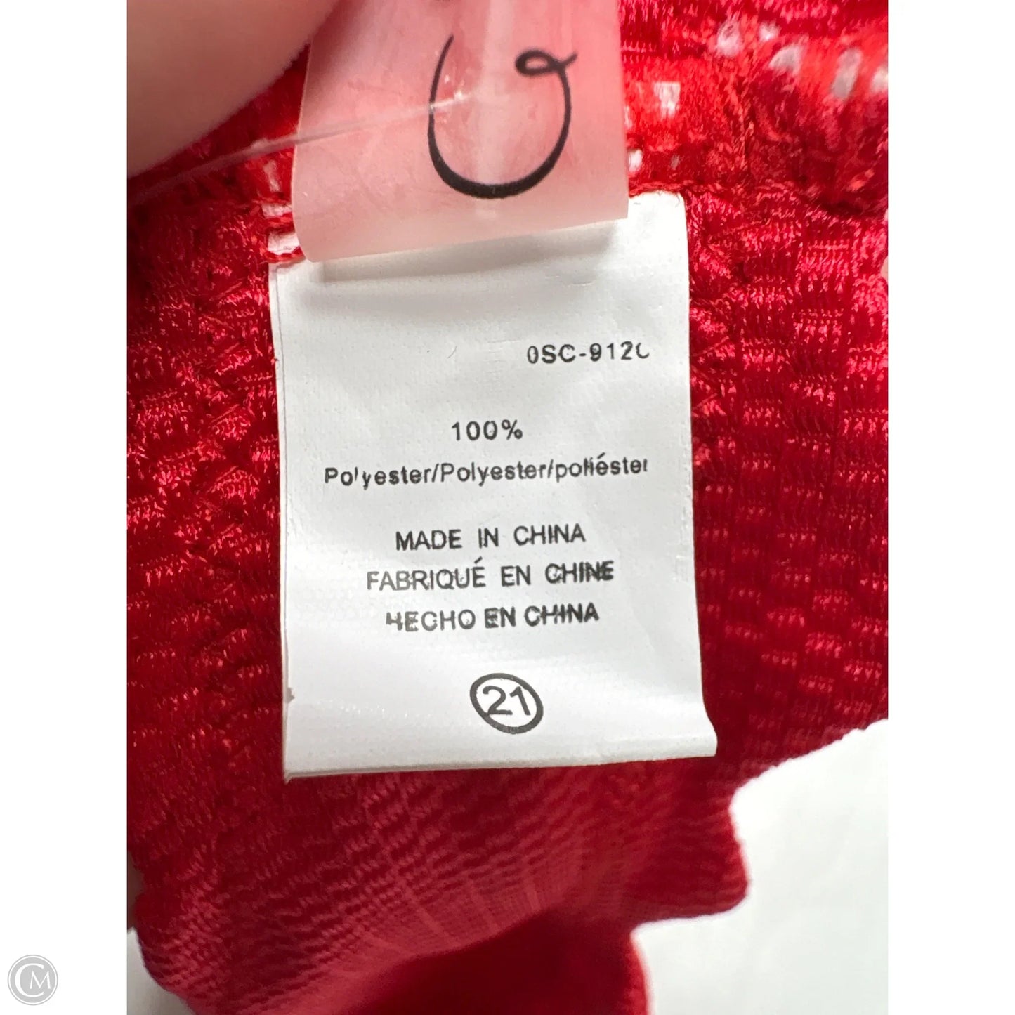 Swimsuit Bottom By Cupshe In Red, Size: S