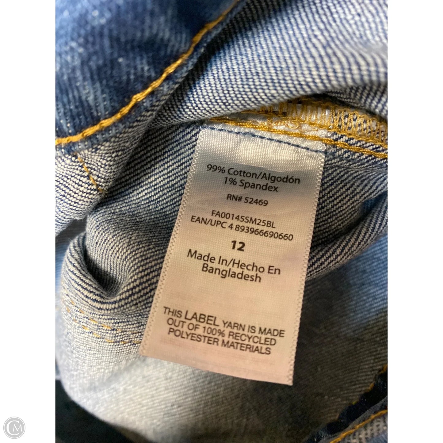 Shorts By Free Assembly In Blue Denim, Size: 12