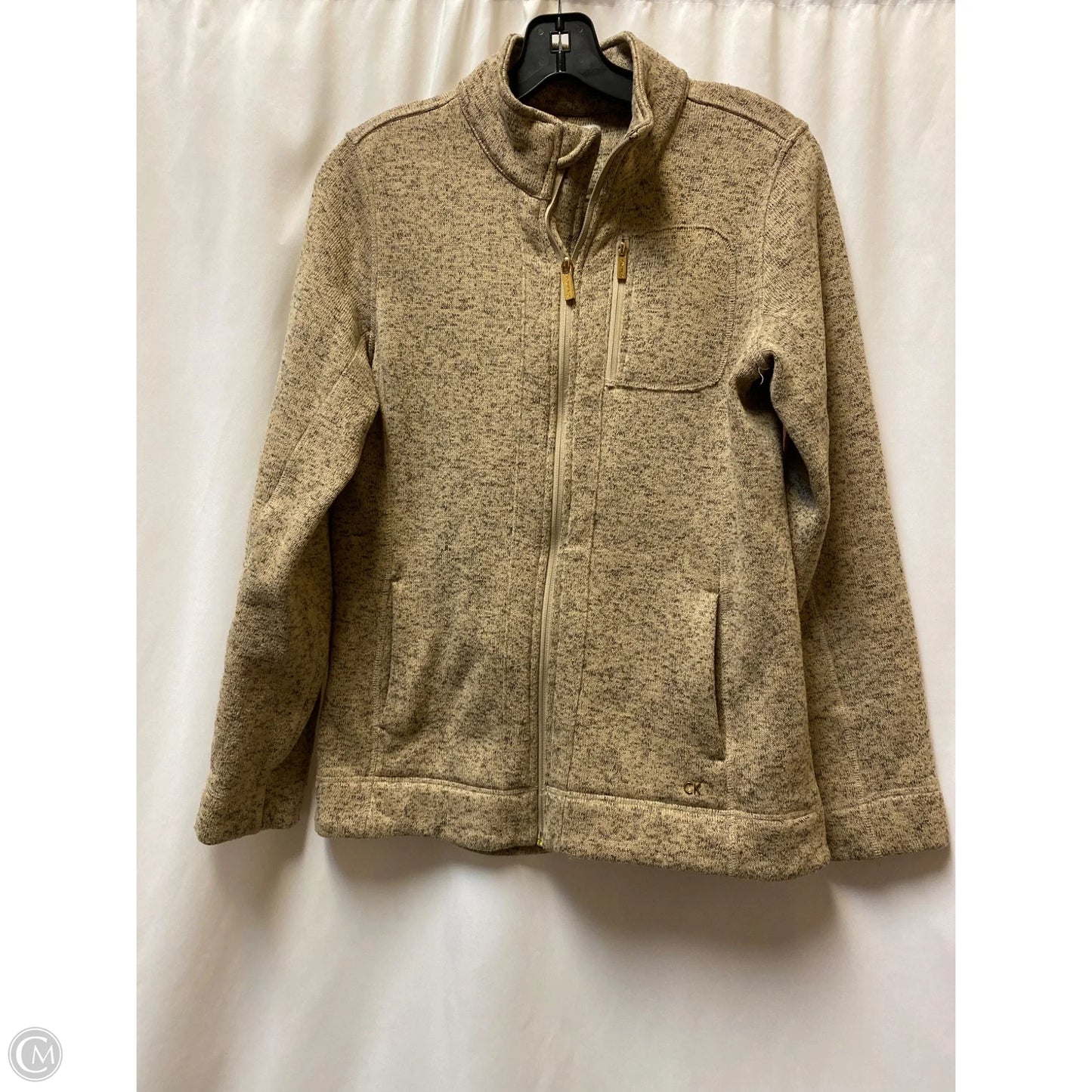 Jacket Other By Calvin Klein In Tan, Size: S
