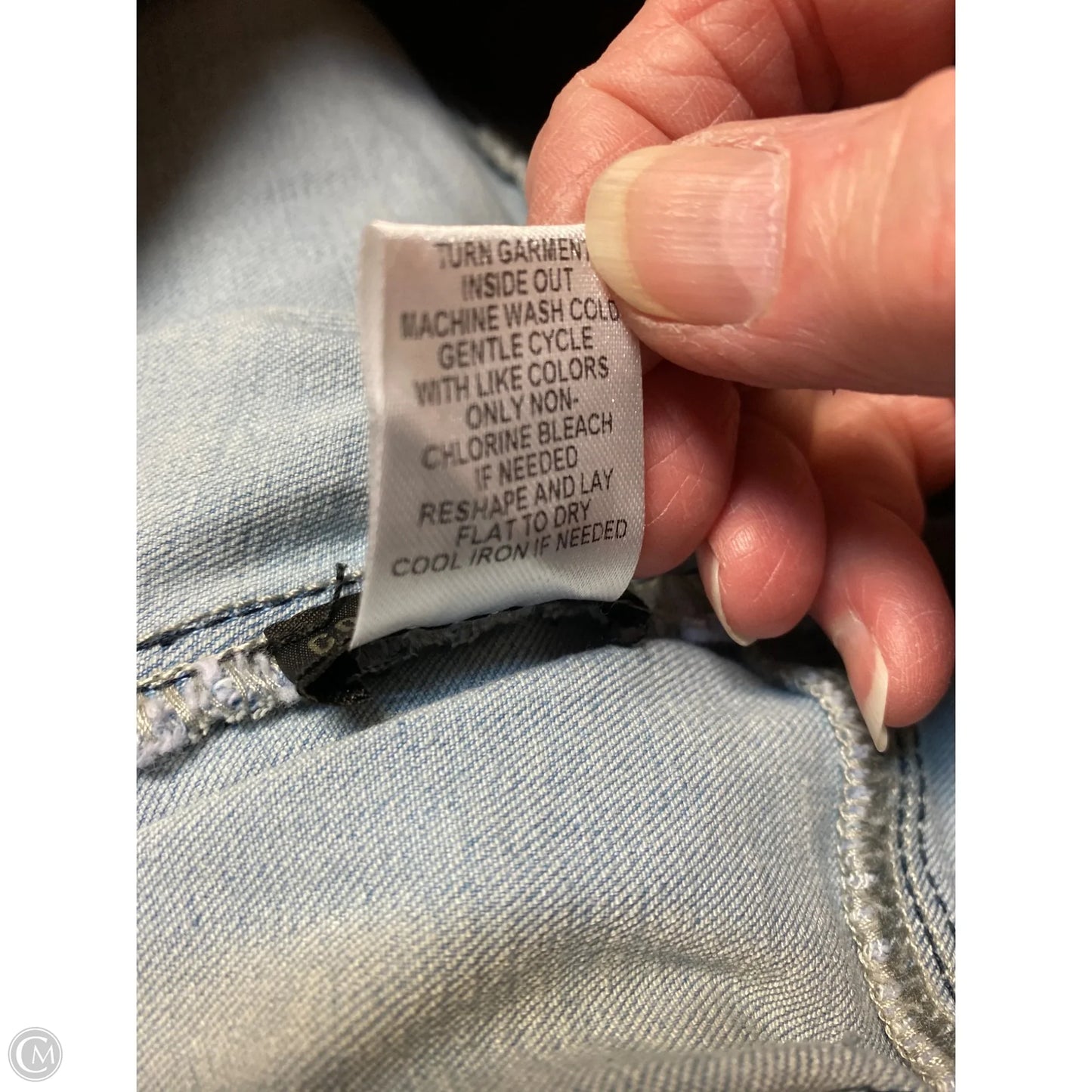 Jeans Straight By Coco And Carmen In Blue Denim, Size: Xxl