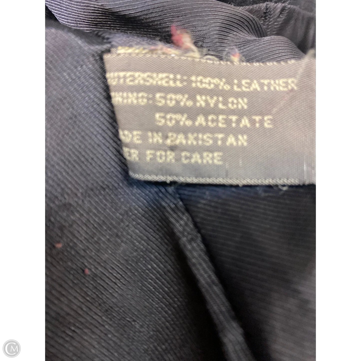 Jacket Leather By Express In Black, Size: S