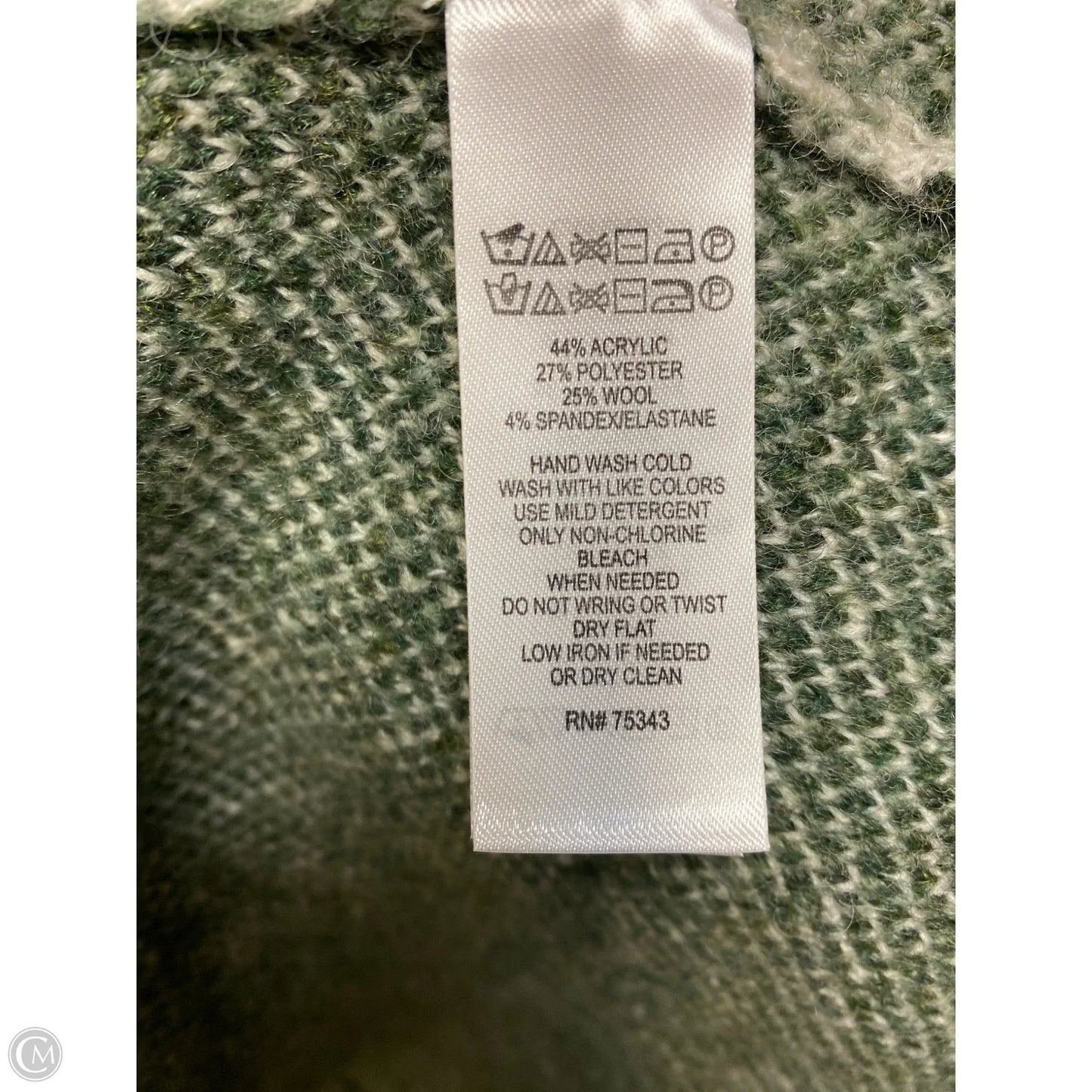 Cardigan By Christian Siriano In Green, Size: S