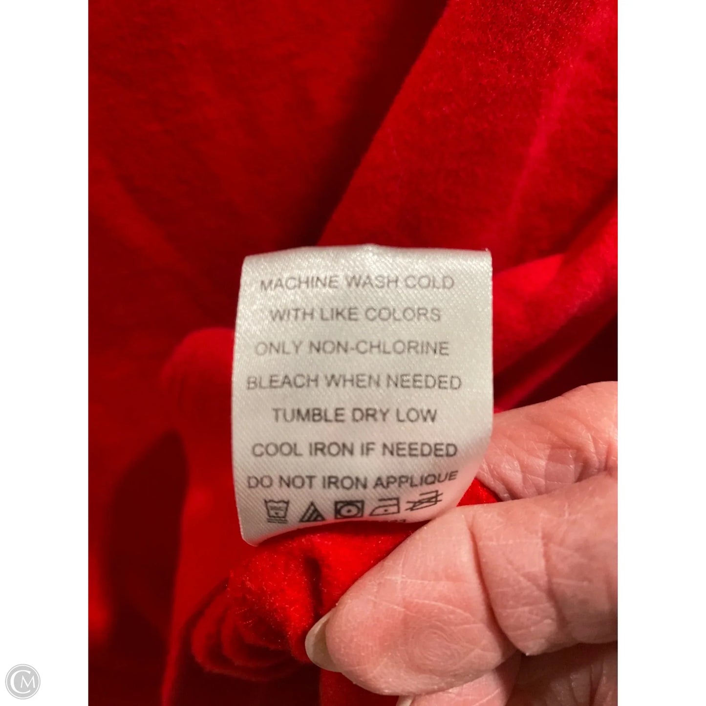 Sweatshirt Crewneck By Mudpie In Red, Size: S