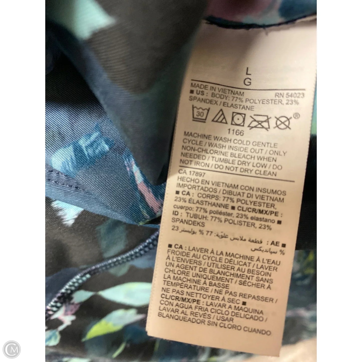 Athletic Leggings By Old Navy In Blue, Size: L