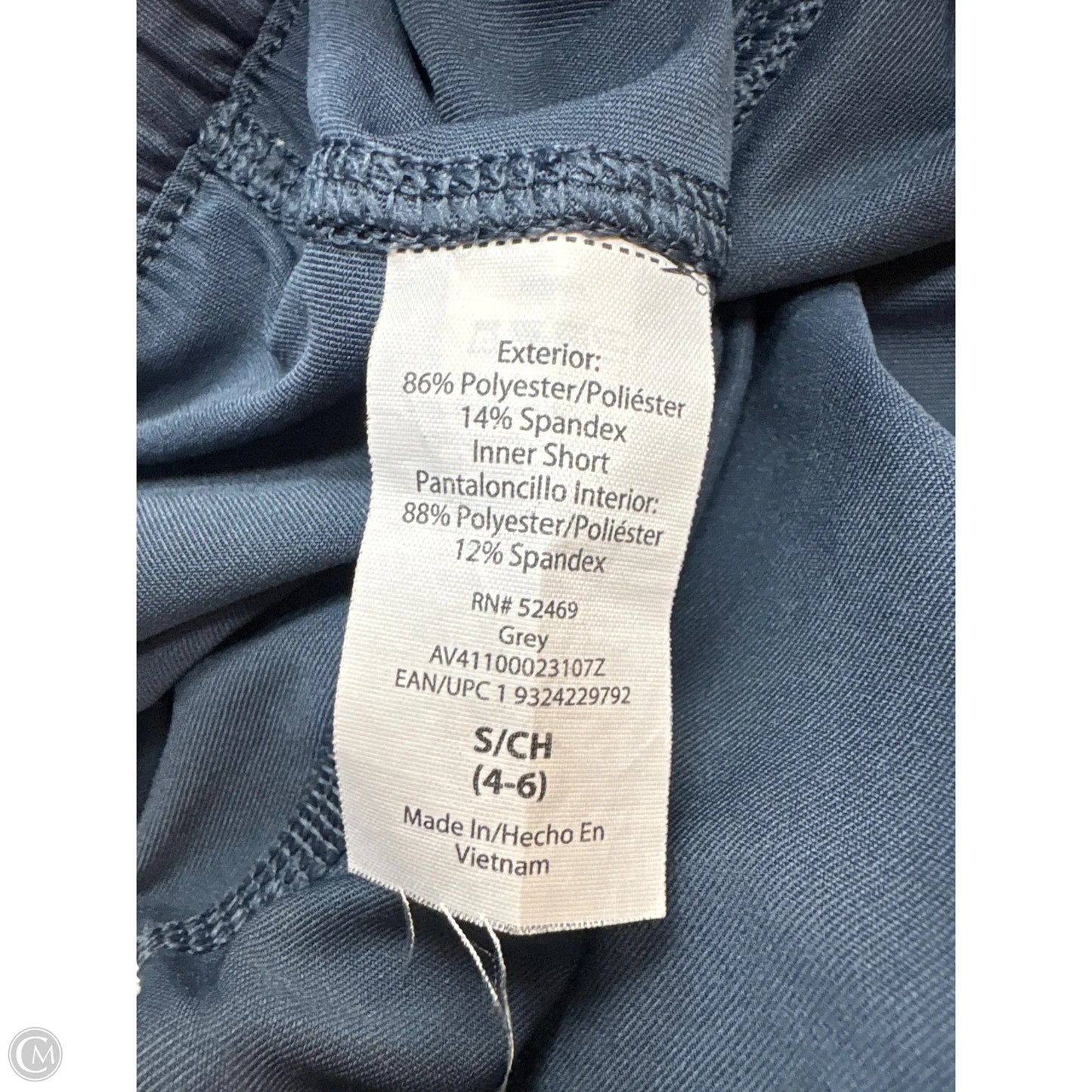 Athletic Shorts By Avia In Grey, Size: S