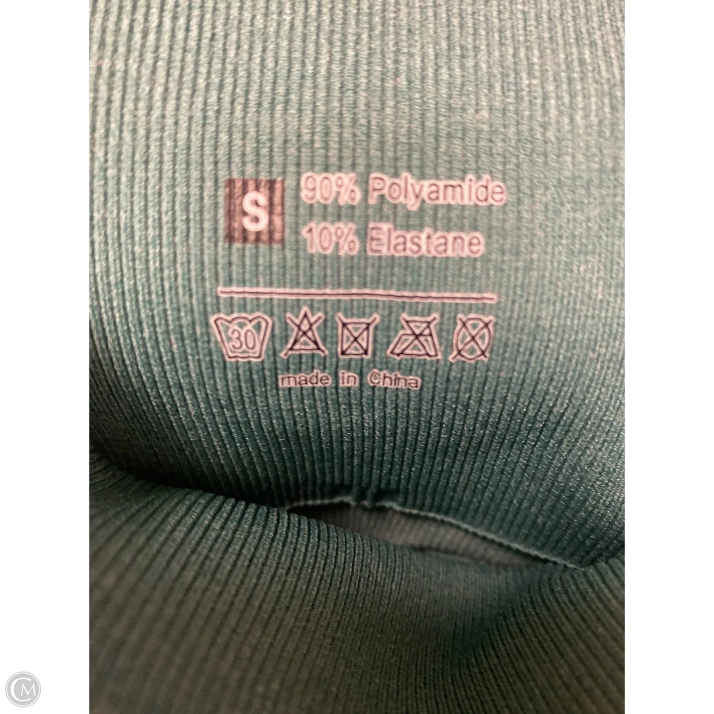 Athletic Leggings By Clothes Mentor In Green, Size: S