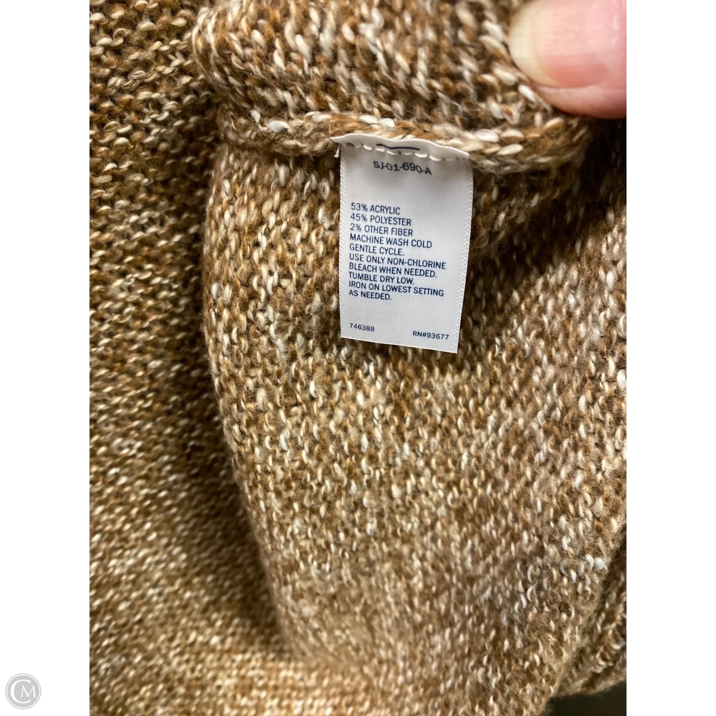 Cardigan By St Johns Bay In Brown, Size: Sp