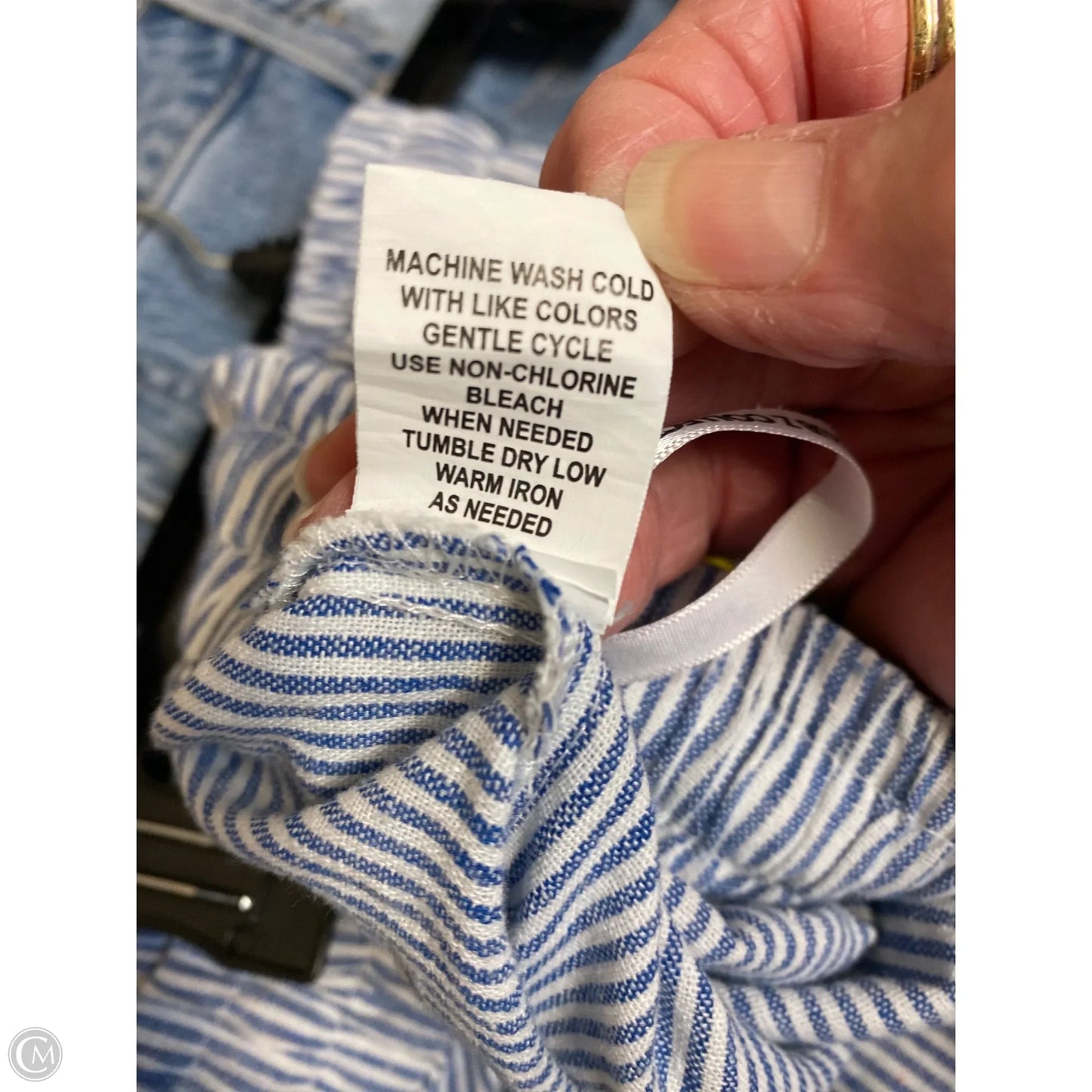 Pants Lounge By Club Z In Blue & White, Size: 2x