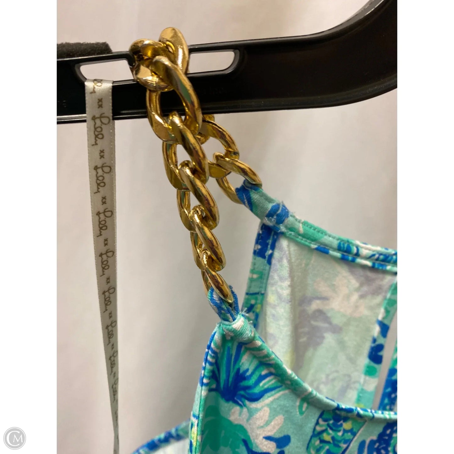 Jumpsuit Designer By Lilly Pulitzer In Blue & Green, Size: S