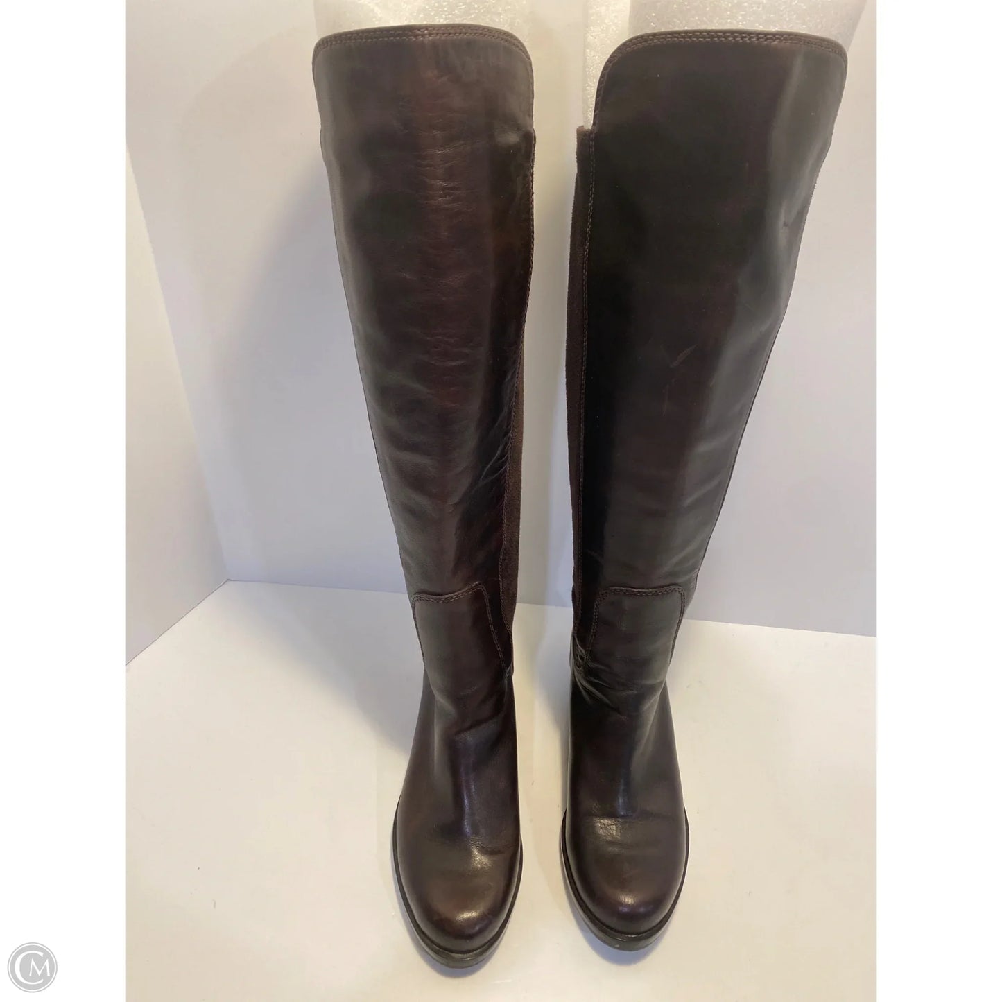 Boots Knee Flats By Cole-haan In Brown, Size: 5.5