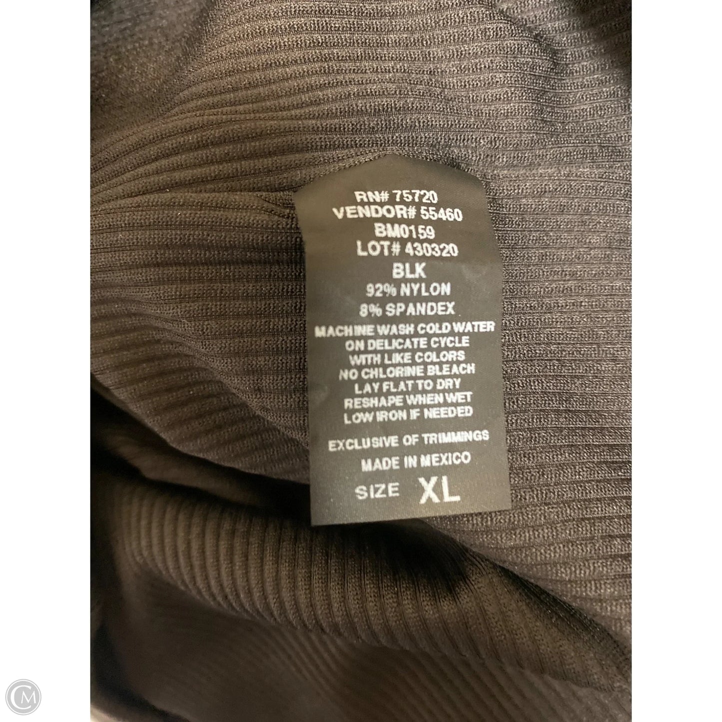 Top Long Sleeve By Buckle Black In Black, Size: Xl