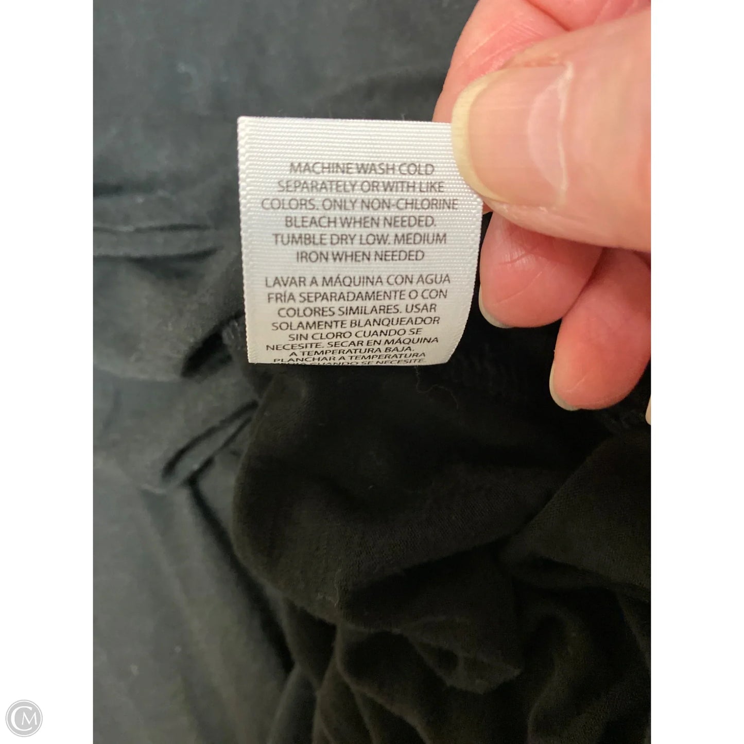 Top Short Sleeve By Time And Tru In Black, Size: Xxl