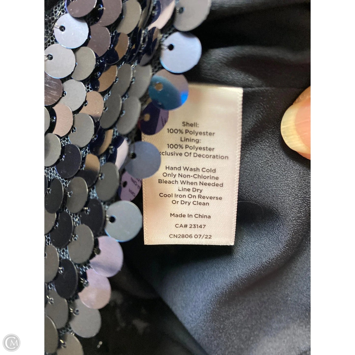 Top Sleeveless By Talbots In Blue, Size: L