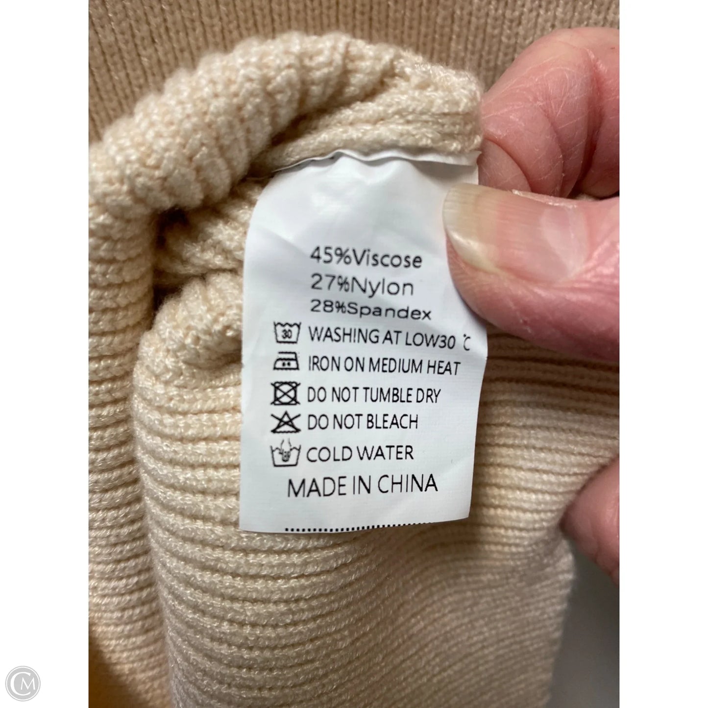 Dress Sweater By Prettygarden In Tan, Size: M