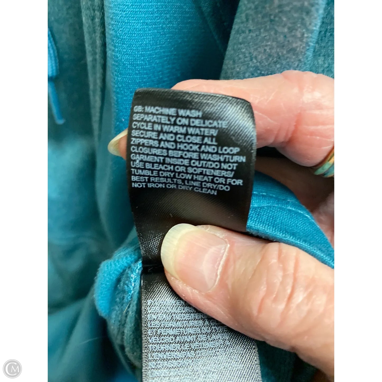 Athletic Sweatshirt Hoodie By The North Face In Aqua, Size: Xl