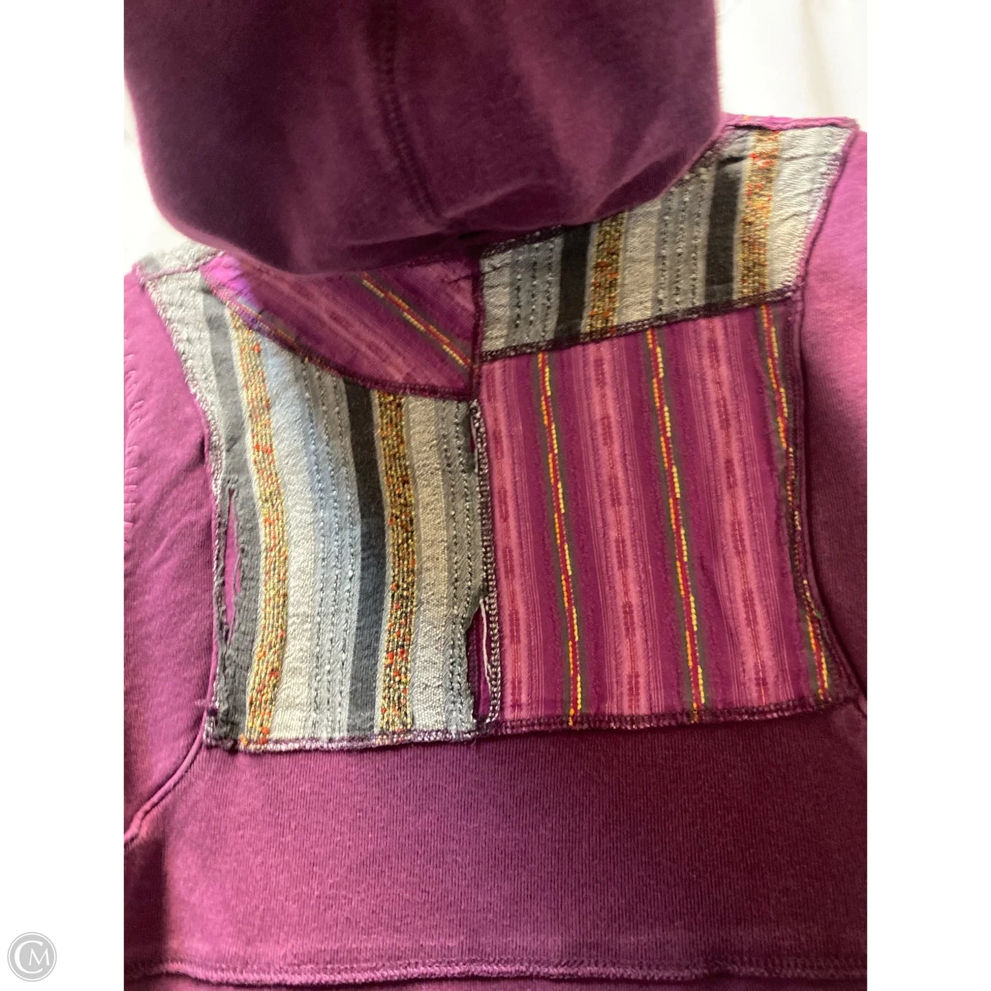 Sweatshirt Hoodie By Free People In Purple, Size: L