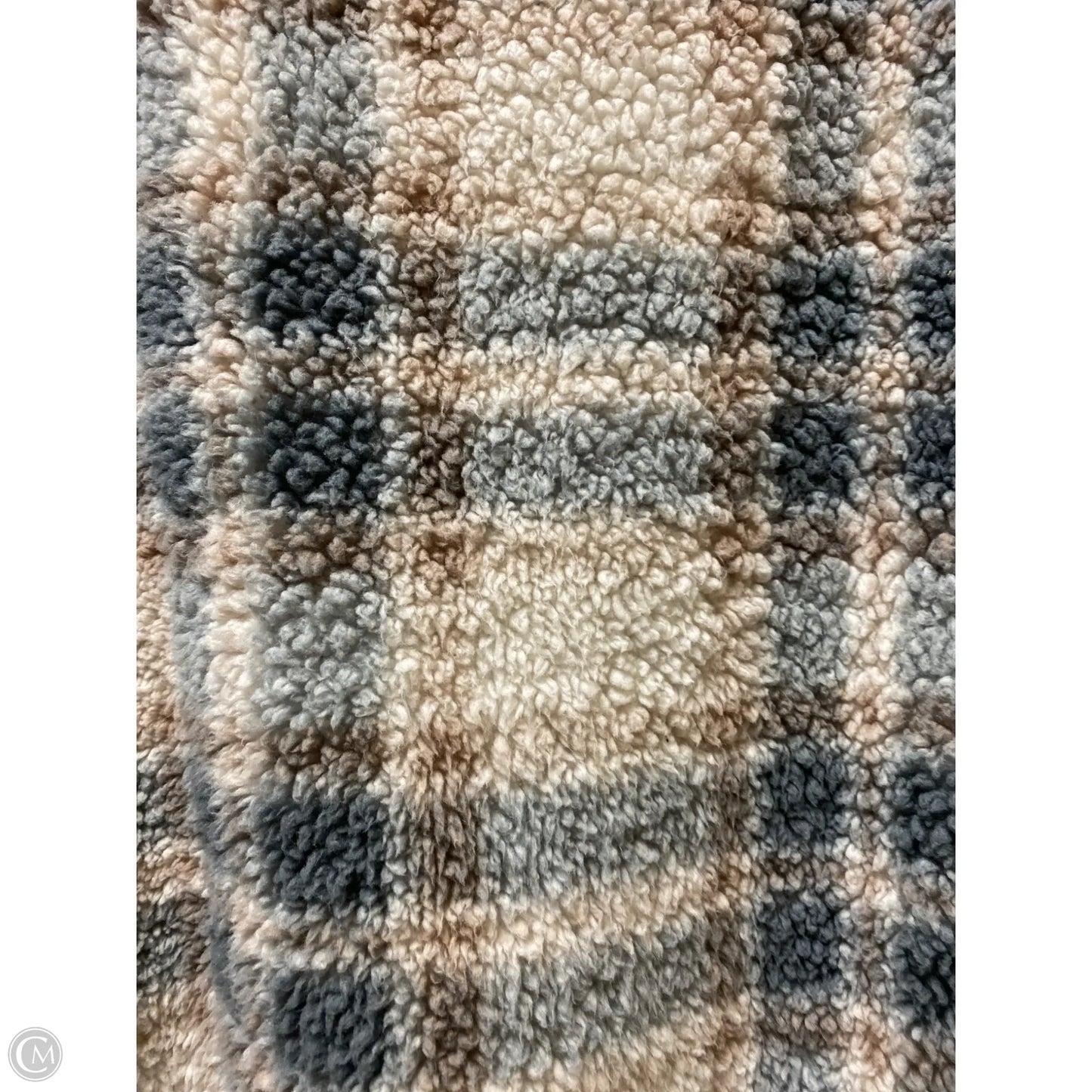 Jacket Faux Fur & Sherpa By Jason Maxwell In Grey, Size: L