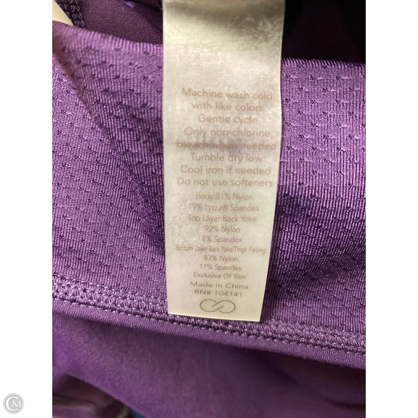 Athletic Capris By Calia In Purple, Size: M