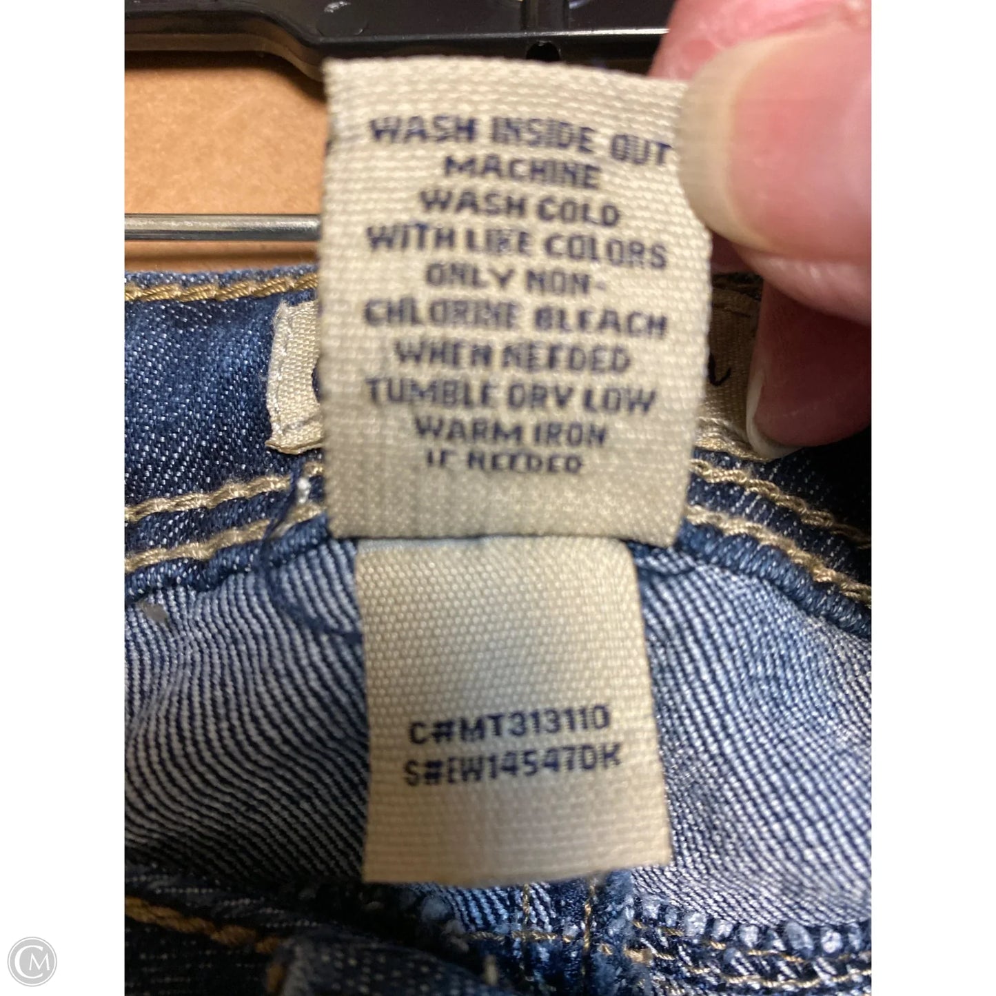 Jeans Cropped By Earl Jean In Blue Denim, Size: 10