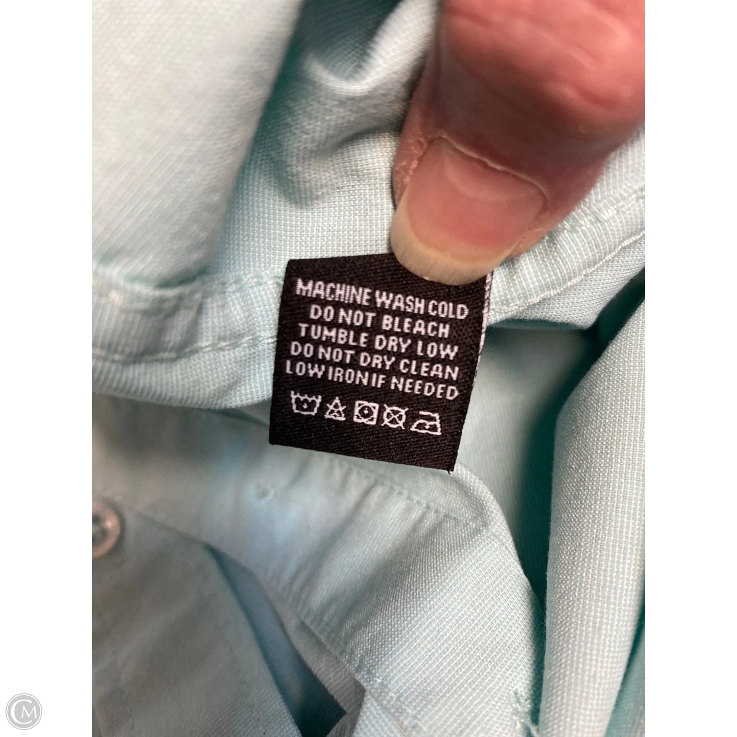 Top Long Sleeve By Clothes Mentor In Teal, Size: L