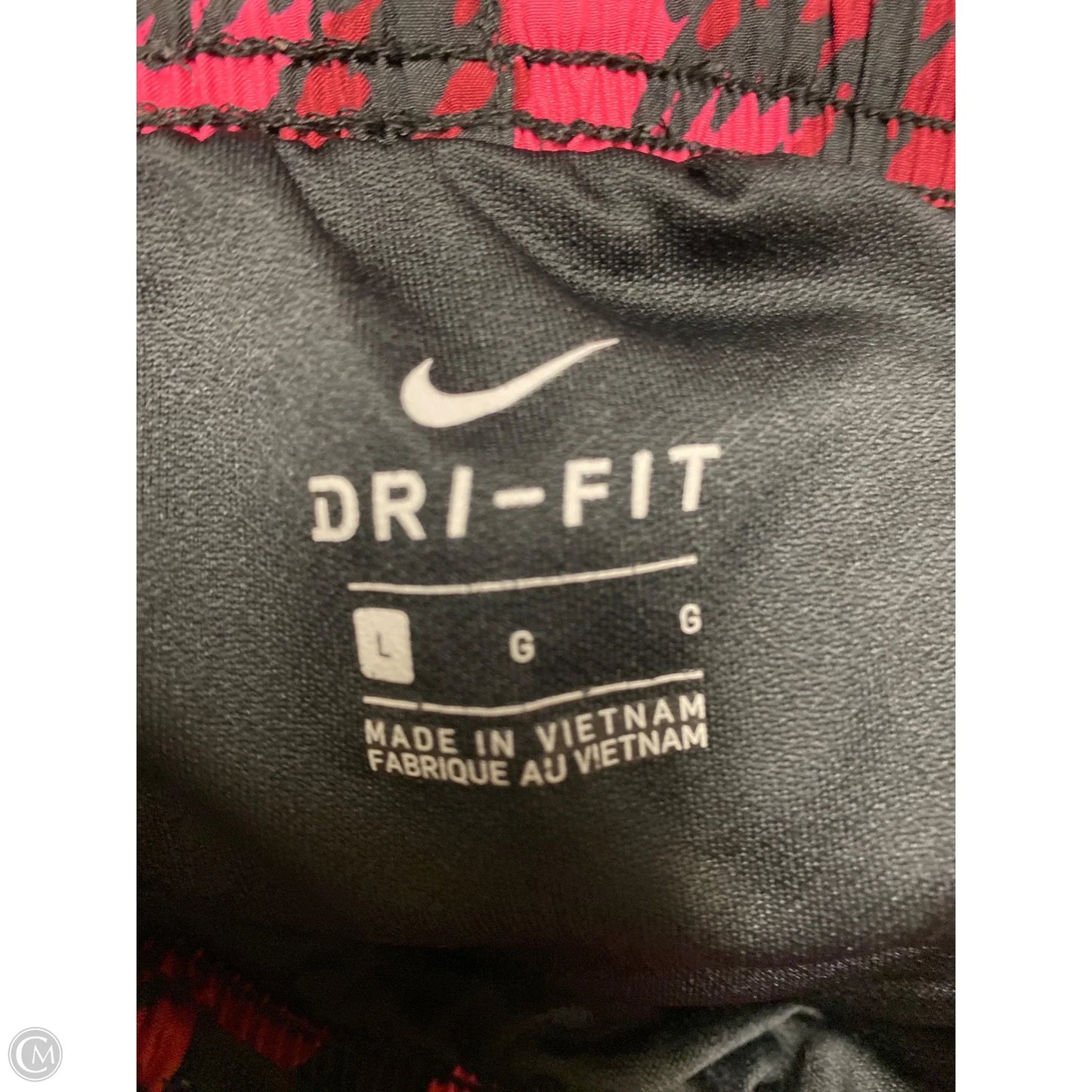 Athletic Shorts By Nike In Pink, Size: L