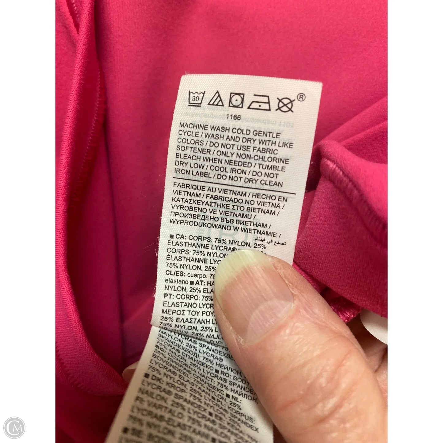 Athletic Top Long Sleeve Crewneck By Athleta In Pink, Size: S