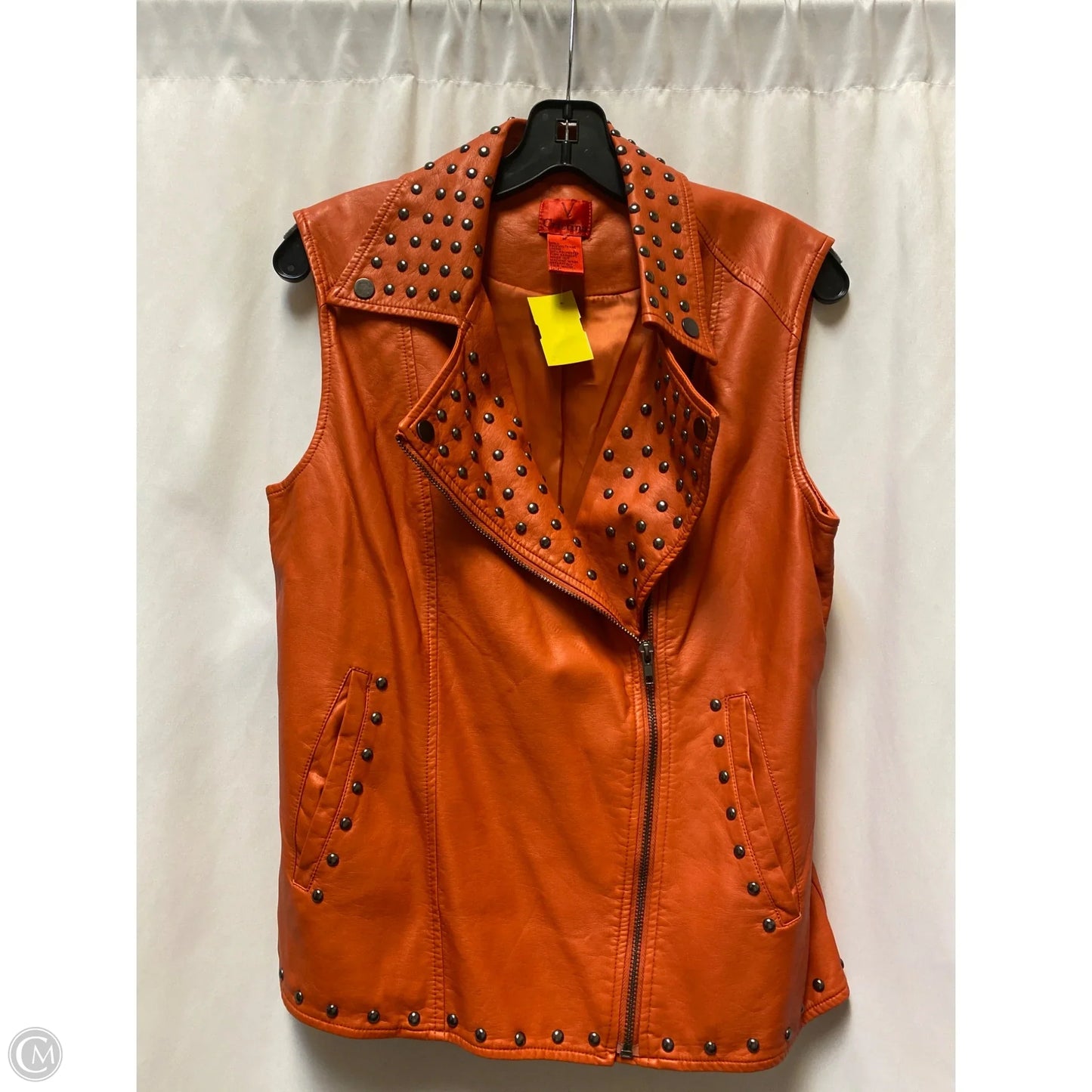 Vest Other By Cristina In Orange, Size: M