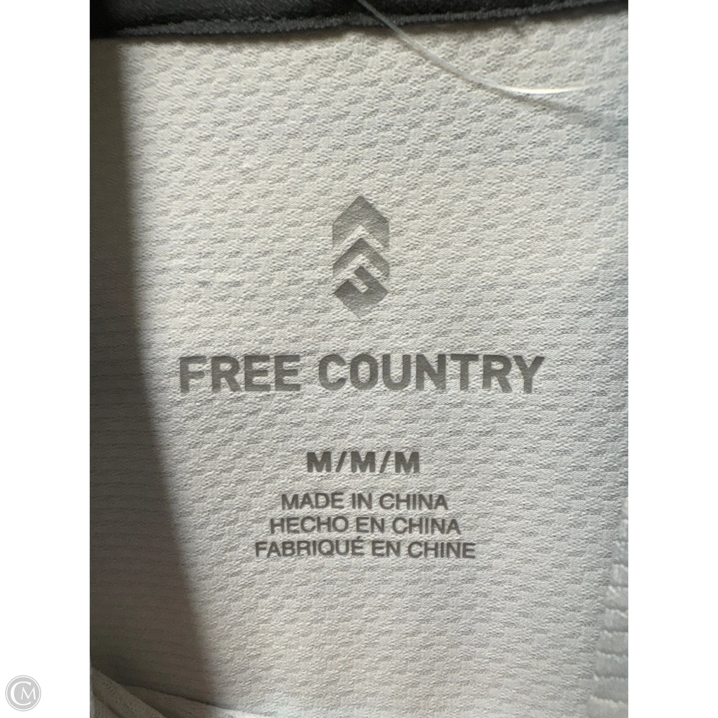 Athletic Top Long Sleeve Hoodie By Free Country In Grey, Size: M