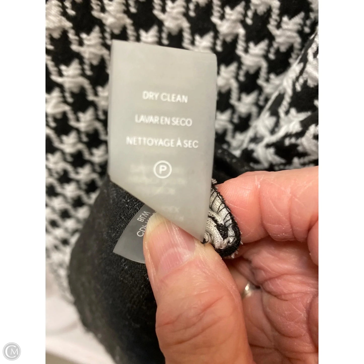 Dress Casual Maxi By Calvin Klein In Black & White, Size: S