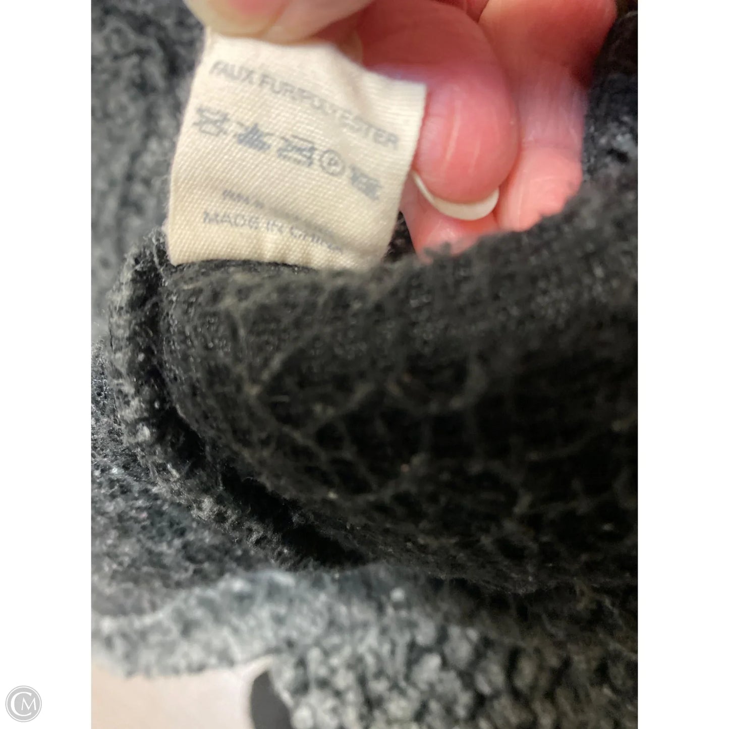 Jacket Faux Fur & Sherpa By Simply Southern In Grey, Size: M