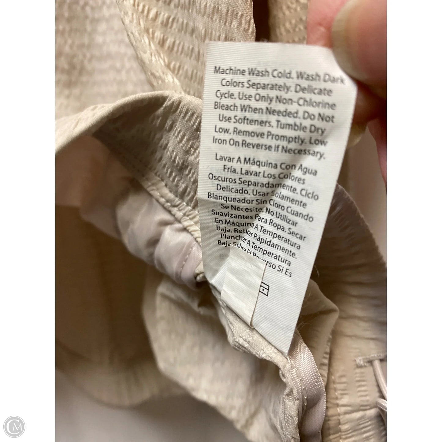 Athletic Jacket By Avia In Beige, Size: Xxl