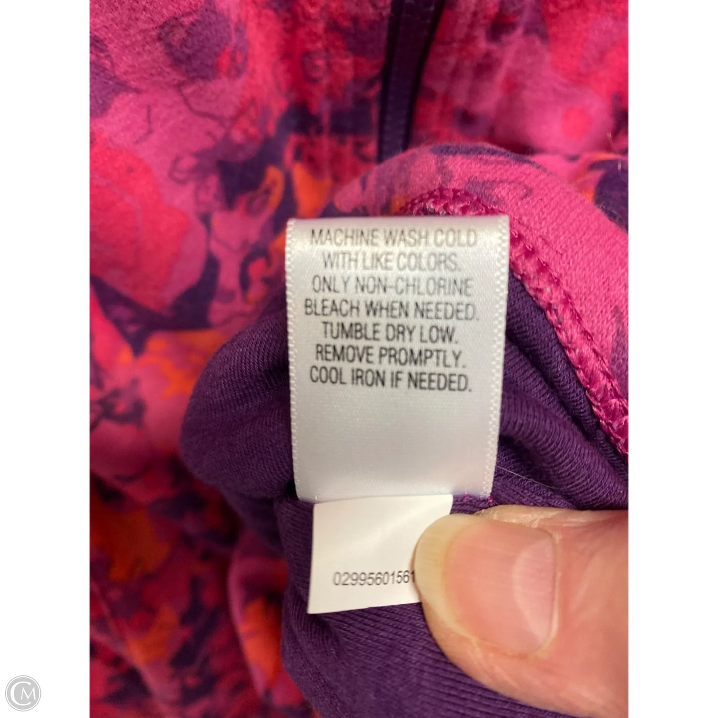 Athletic Jacket By Gaiam In Purple, Size: Xl