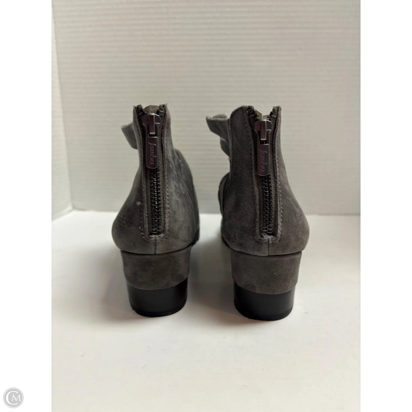 Shoes Heels Block By Jambu In Grey, Size: 8
